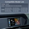 CARABC 무선 Carplay 메르세데스 벤츠 A B C E CLA GLA GLK ML 스프린터 NTG4.5 베커 모듈 안드로이드 자동 네비게이션에 적합 5