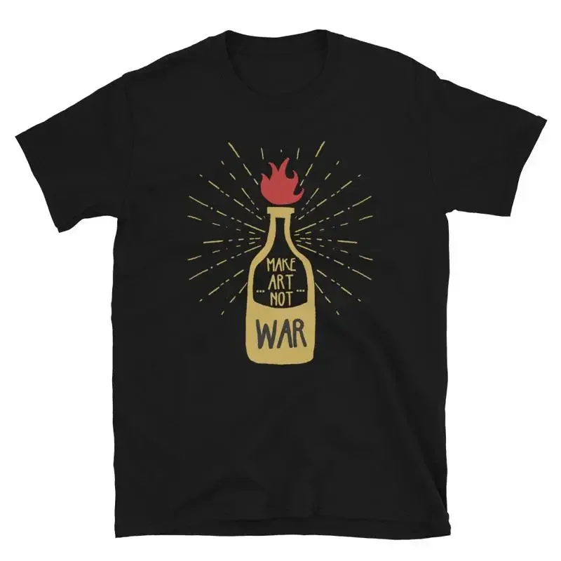 Molotov Solution Graffiti Art Protest Classic Fit T-Shirt