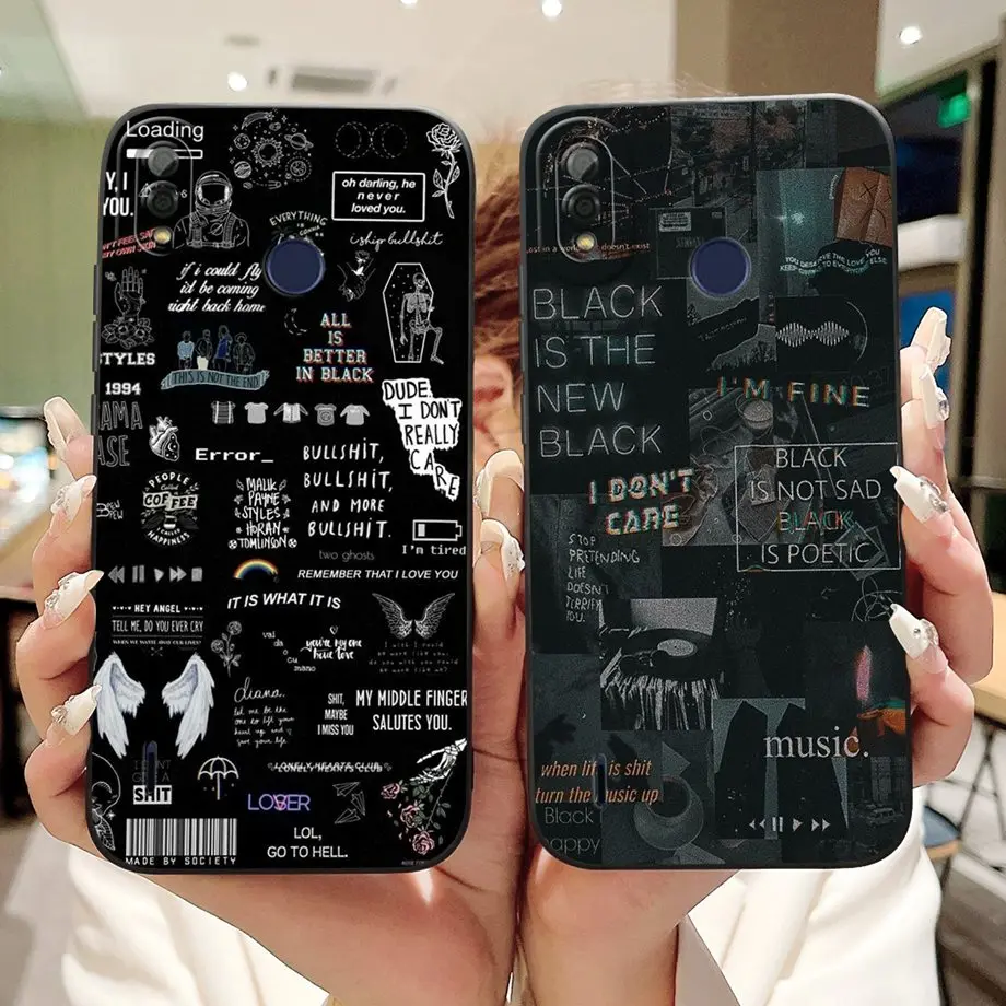 Mondnacht Gothic Style Handy hülle für itel p33 plus p33 Rückseite weiche Silikon Stoßstange coque itelp33 p 33 capa