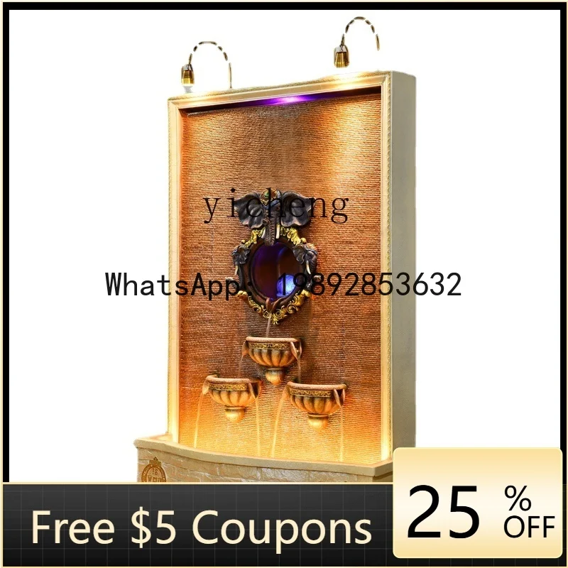 O3-13 Large European-Style Water Curtain Wall Water Screen Humidifier Decoration Garden Rockery Courtyard Living Room