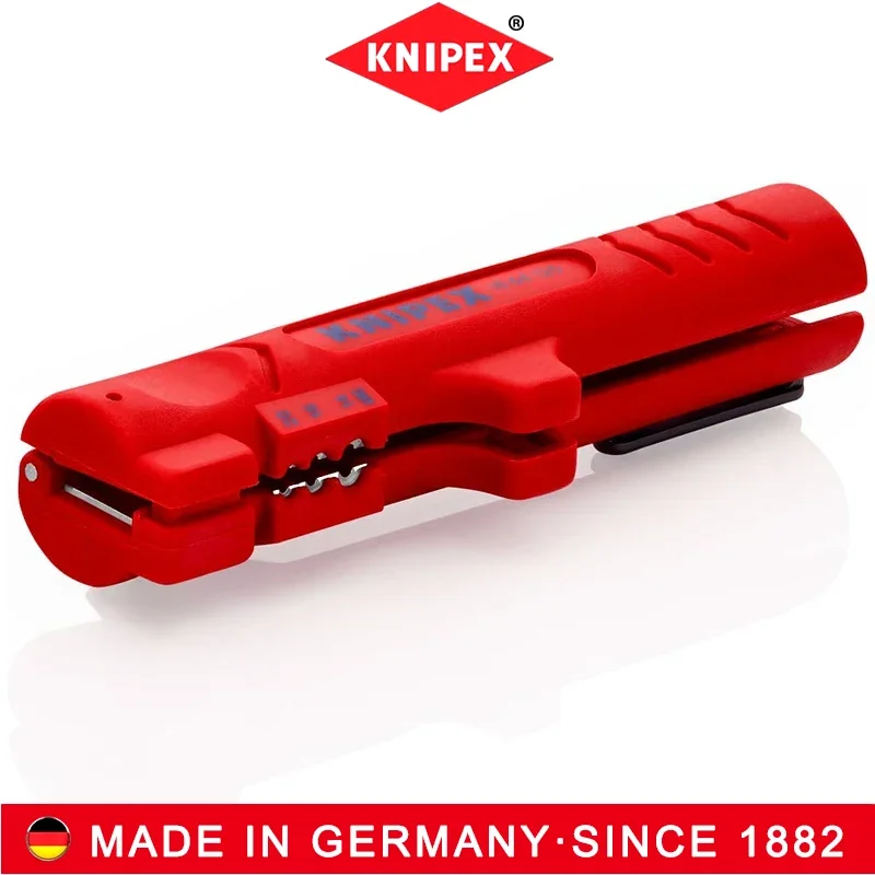 

KNIPEX 16 64 125 SB Stripping Tool for Flat and Round Cable