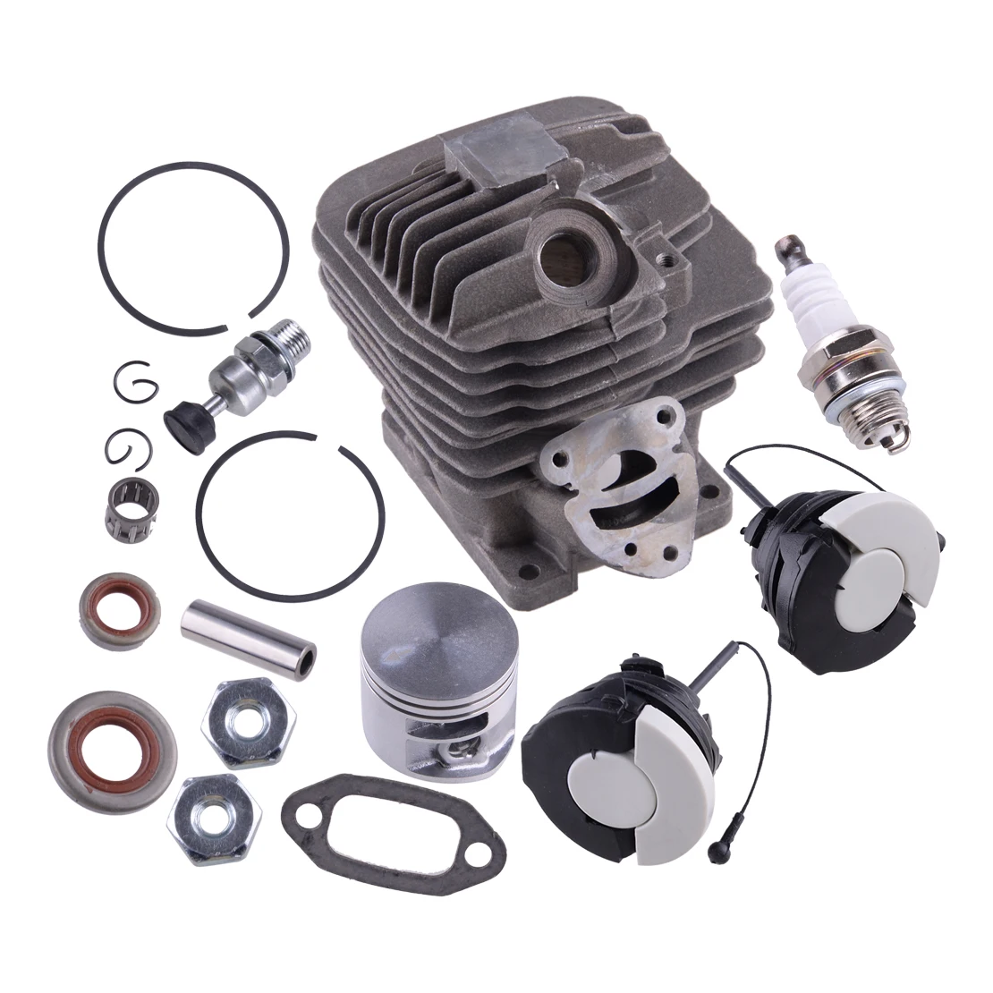 Cilindro Pistão Carb Kit Fit para Stihl Tampa de Vedação a Óleo Motosserra 11410201200 Ms261 Ms261c 397 mm