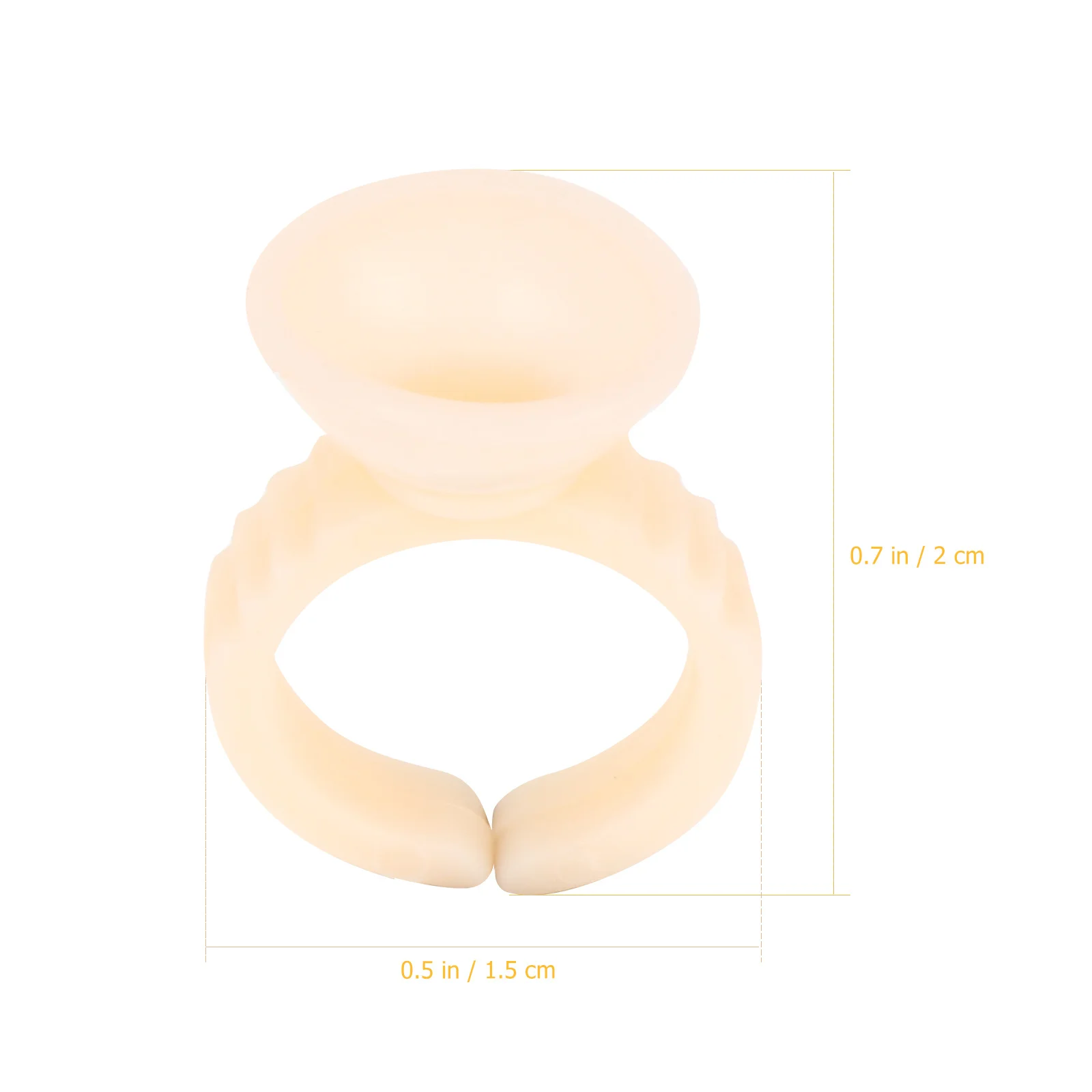 

200pcs Pigment Cups For Eyelash Extension Glue Holder Microblading Tools Salon Use Glue Ring Pigment Ring Makeup Kit