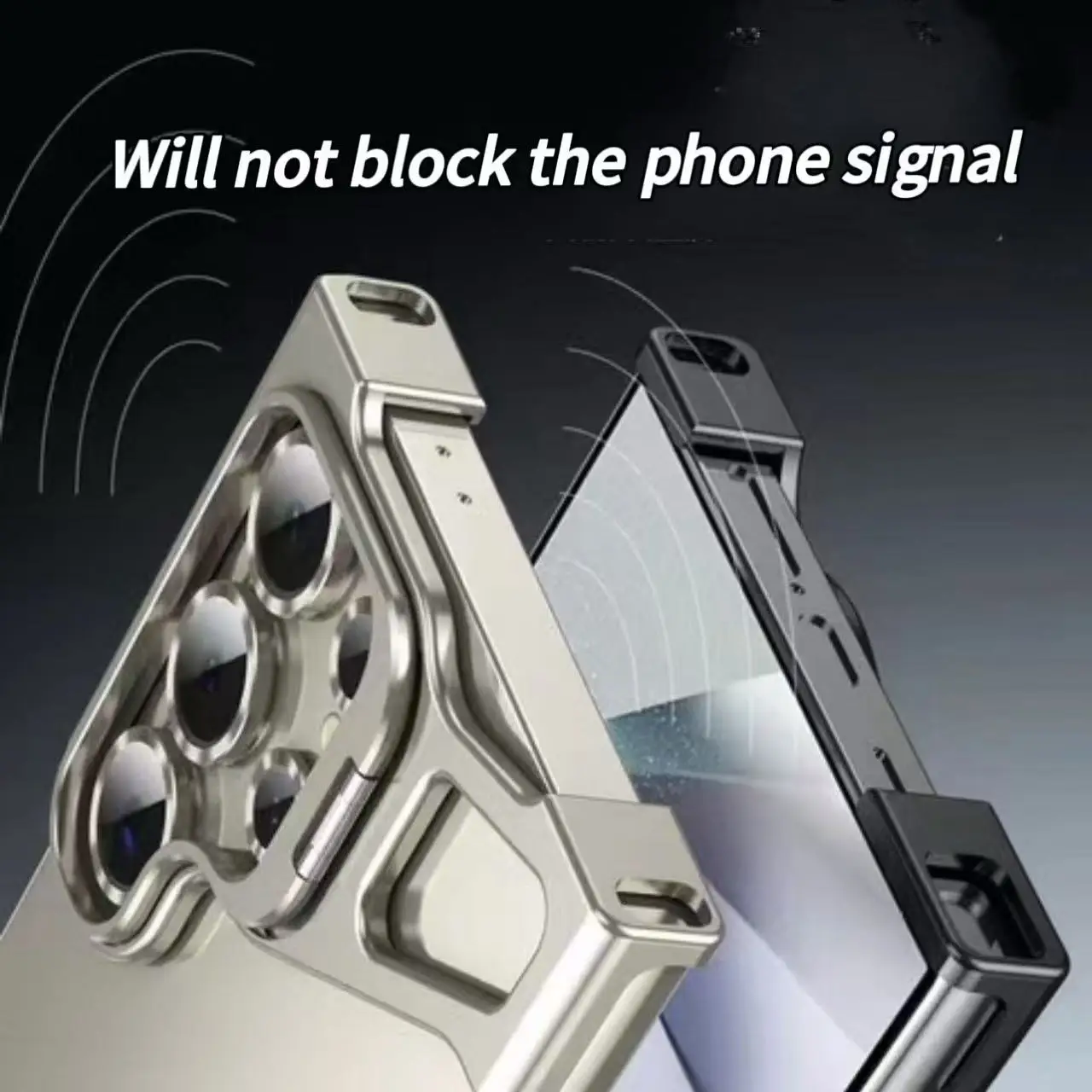 Etui z aluminium na Samsung Galaxy S23 S22 S24 S25 Ultra z folią na obiektyw, metalowymi narożnikami, odpornym na wstrząsy uchwytem i osłoną S25 — zdjęcie produktu 4