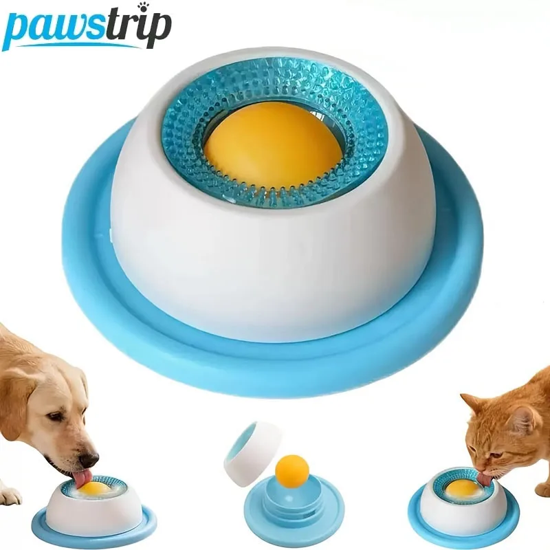 Interaktiver Slow Feeder für Katzen, Lustiges Anti-Rutsch Leck-Spielzeug für Kätzchen, Katzen-Zubehör