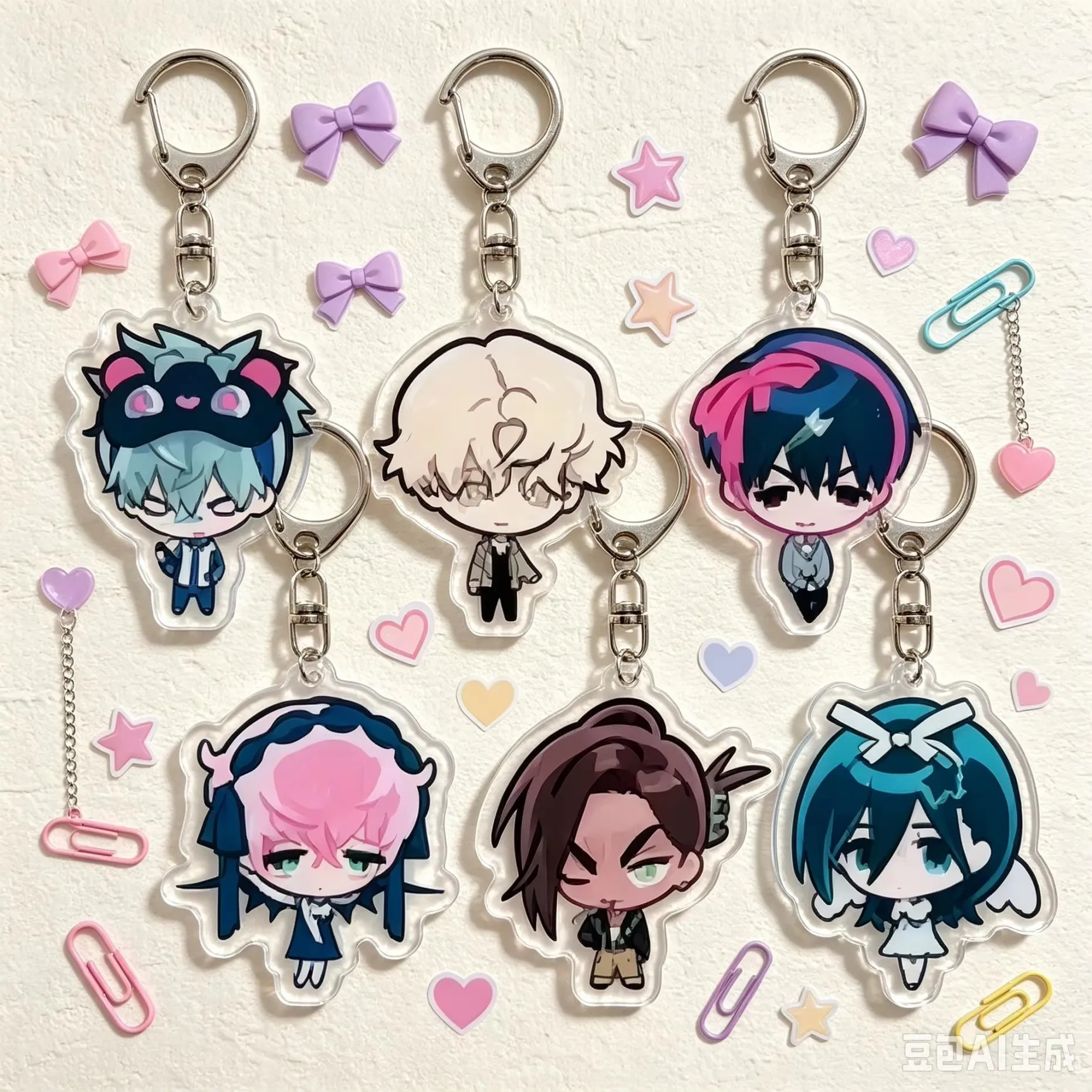 Alien Stage Acrylic Keychain Luka Mizi Hyuna Ivan Sua Till Anime Game Cartoon Plush Schoolbag Bag Cute Exquisite Gift Pendant