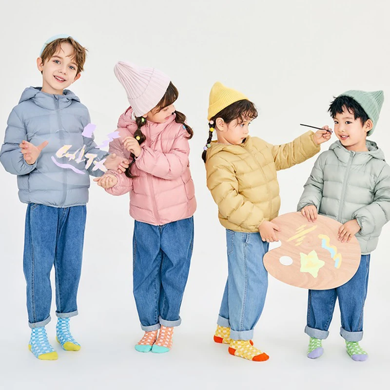 Boys Girls Autumn Winter Clothing Outerwear Jacket For Girls Thickened Winter Children's Cold Clothes Causal Kids Jacket