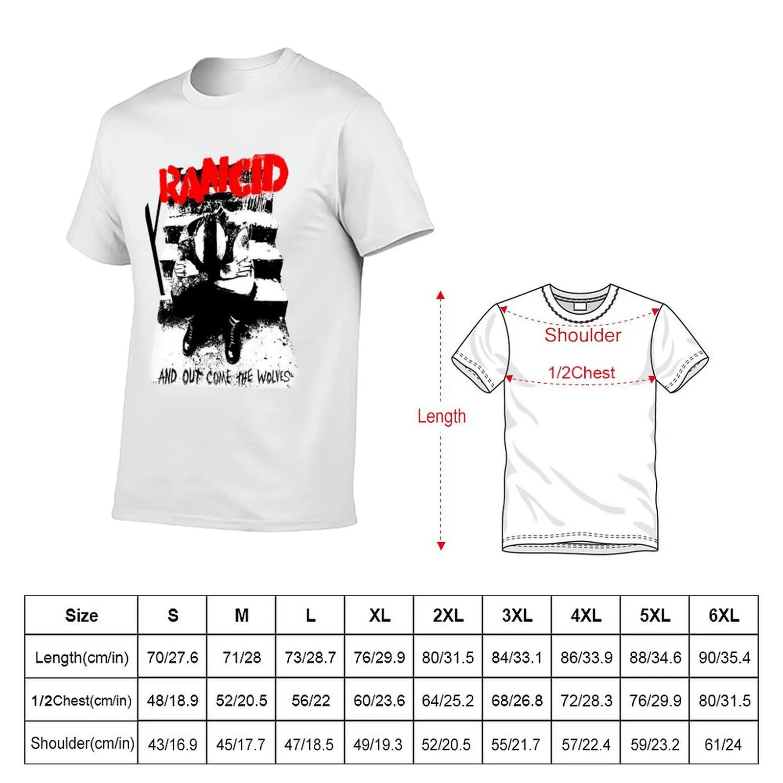 rancid For Fans T-Shirt cotton t shirt man man t shirt summer black cotton t-shirt plain for man package T-shirt