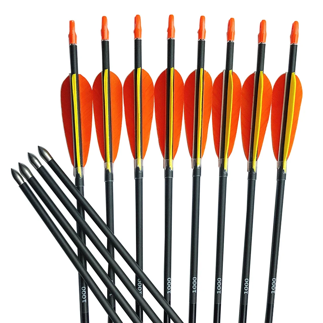 Flechas de carbono para tiro con recurvo y arco largo