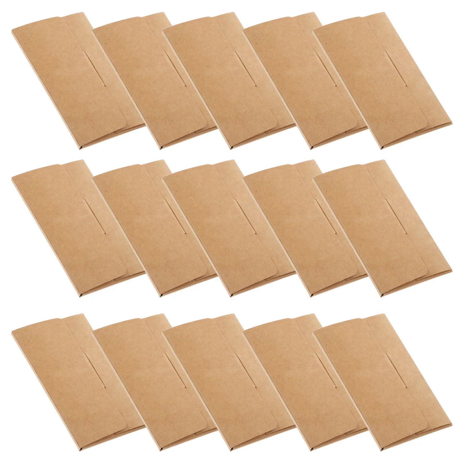 

30Pcs Business Cards Container Kraft Paper Card Holder Desktop Storage Box Office Cards Organizer Multi-Function Card Case