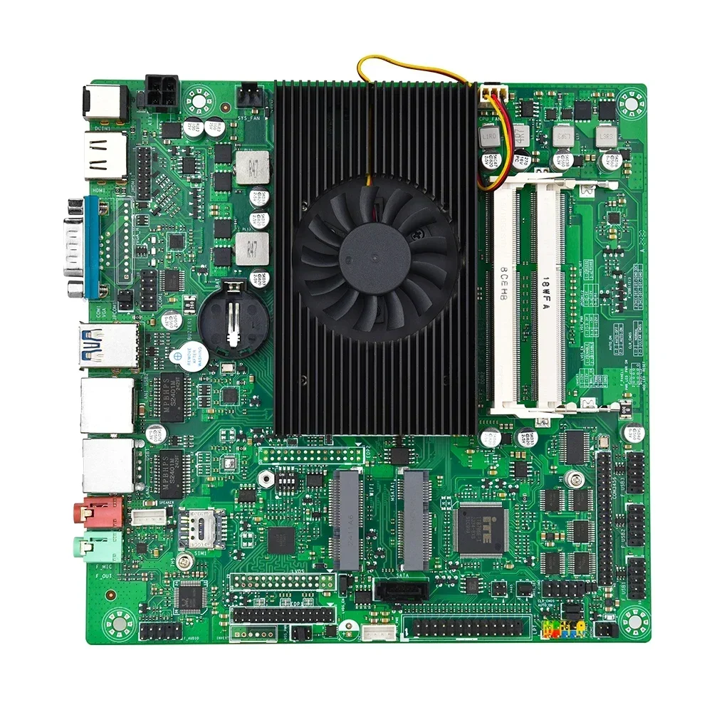 JINGSHA itx-5200U mini itx Industrial motherboard Set onboard intel i5 5200U CPU + 2*8GB DDR3 RAM + 256GB MSATA SSD itx computer