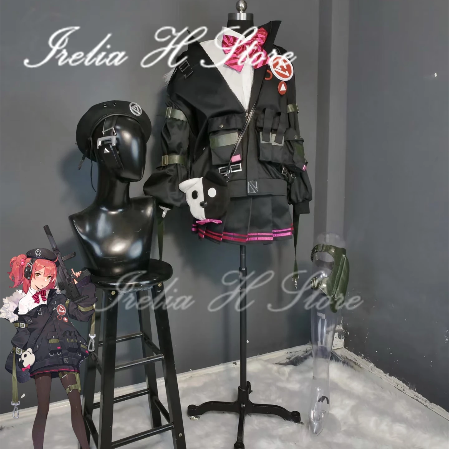 

Irelia H Store, индивидуальный размер mp7 от Girls Frontline Lynn, карнавальный костюм для женщин, униформа, вечерние платья