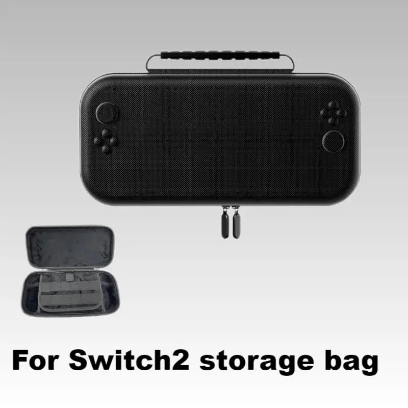 Handheld Player Storage Bag For Game Console Switch 2 Dustproof Portable Protective Bag EVA Handbag Bag With Screen Protector
