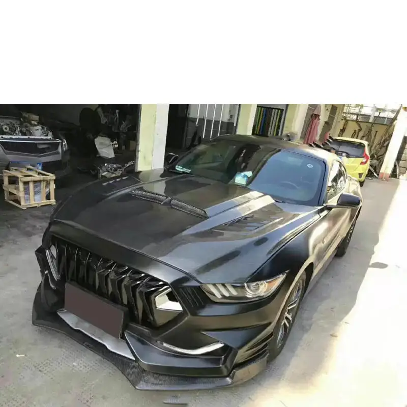 Upgrade S STYLE PP for Ford Mustang 2015-2017 Bodykit Front Bumper Body Kit,100% Perfect Installation