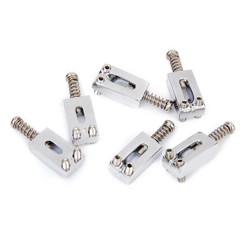 

Instruments Bridge Saddles Electric Guitar Zinc Alloy Replacement Accessories String Set Brand New New Hot Sale