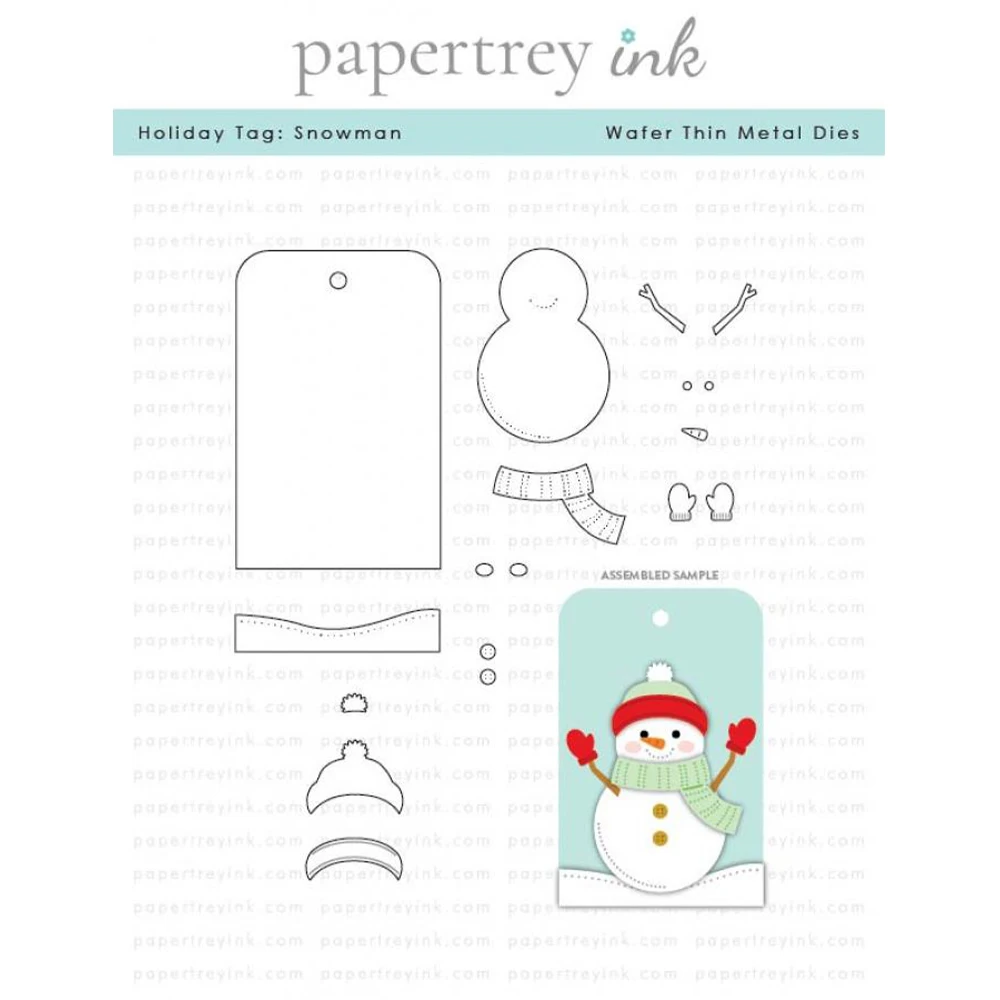 

Holiday Tag: Snowman Die Metal Cutting Dies Stamps for DIY Making Greeting Card Scrapbook Decoration Embossing Template