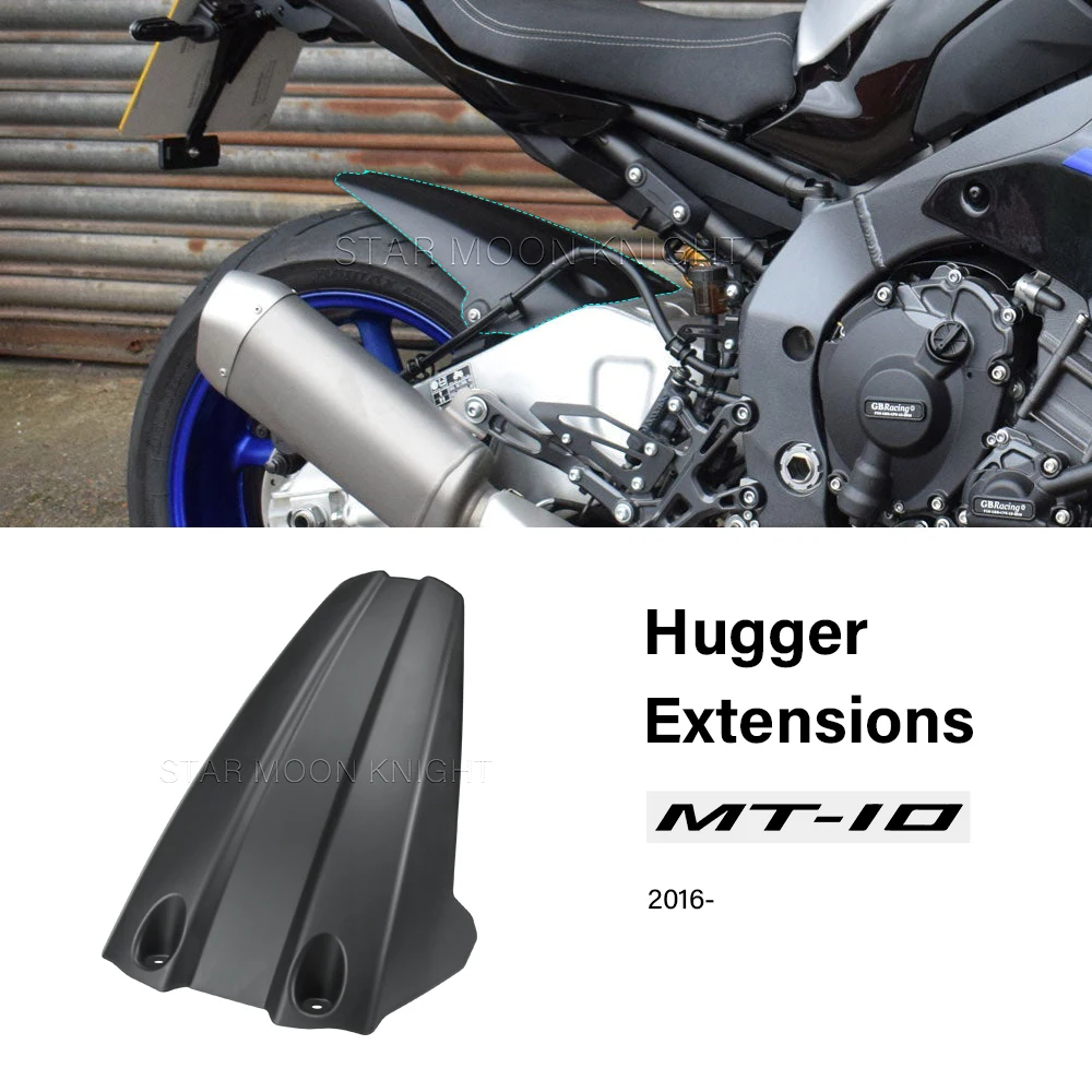 

Mudguard Extensions For Yamaha MT-10 MT10 MT 10 SP 2016 2017 -Motorcycle New Hugger Splash Guard Rear Wheel Fender Cover