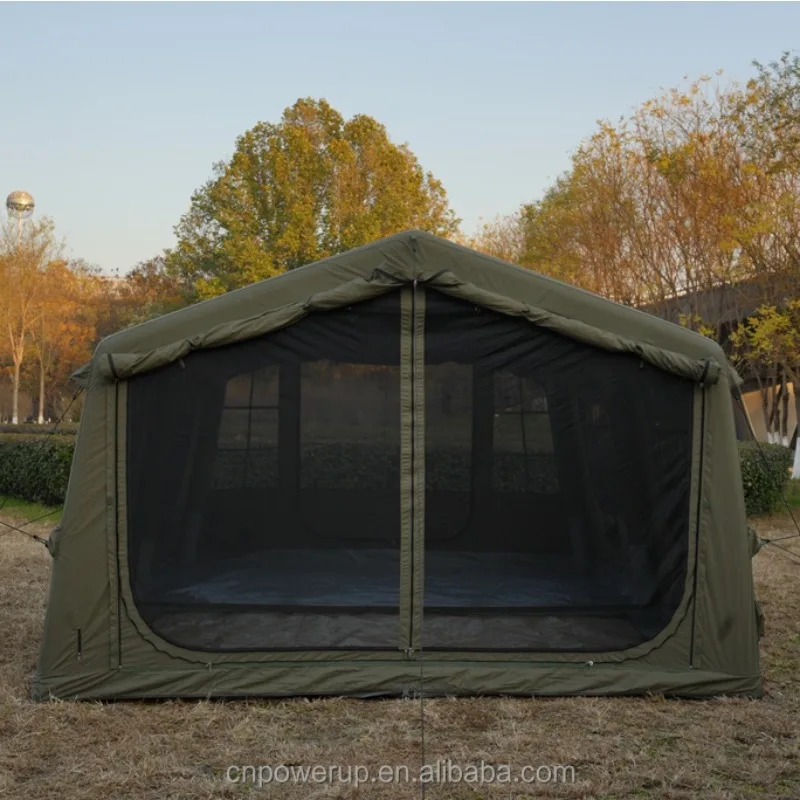 

YTYIN Large Luxury Portable Inflatable Oxford Four-Season Camping Tent 17.28 Square Meters 210G Waterproof Partition Detachable