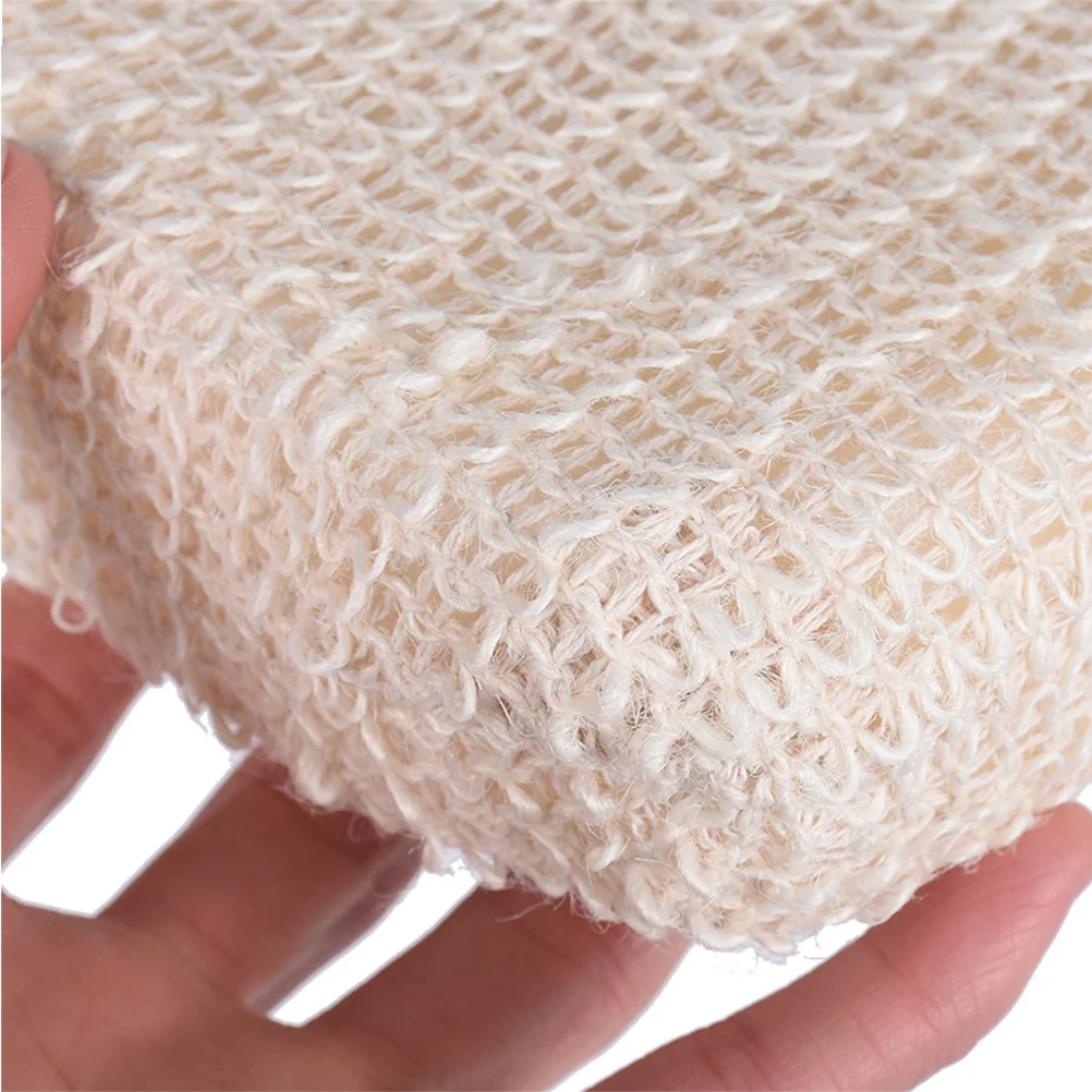 

2Pcs Bamboo Long Handle Back Scrubber Bath Brush Exfoliating Shower Body Cleaning Cotton Linen Soft Skin Bath Brush