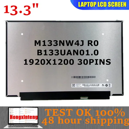 노트북 LCD 스크린, 레노버 씽크북 13s G2 ITL ARE G3 ACN G4 IAP ARB용, M133NW4J R0 FIT B133UAN01.0, 13.3 인치, 1920x1200, 무료 배송 