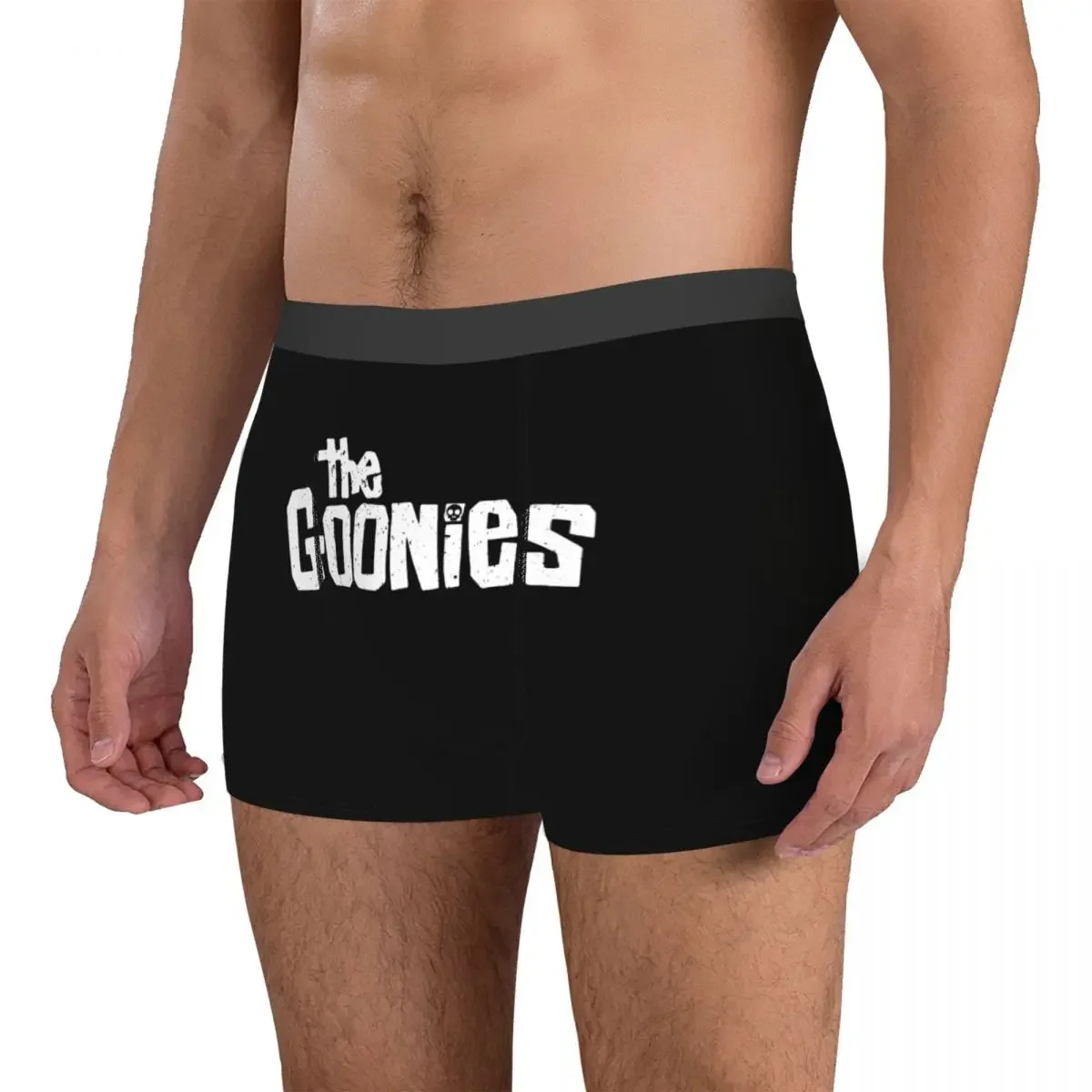 The Godonies TV Series Boxer Shorts para Homens, Mid Cintura Cueca, Novidade Calcinha, Plus Size Cuecas