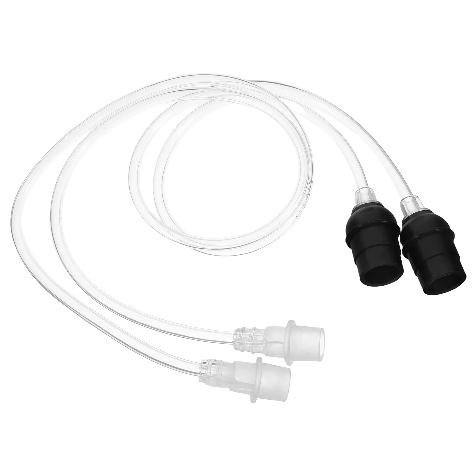 

2Pcs Vacuum Cupping Soft Extension Tube Transparent High Elastic Replacement Hose Flexible Tubes for Hand Pump Home Use Vacuum