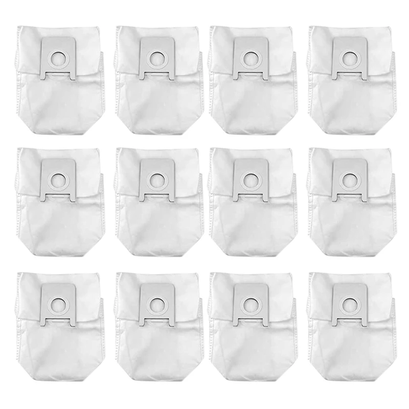 ABSF 12 Pcs For Roidmi EVE Plus Robot Vacuum Cleaner Parts Dust Bag Garbage Storage Bag Replacement Accessories