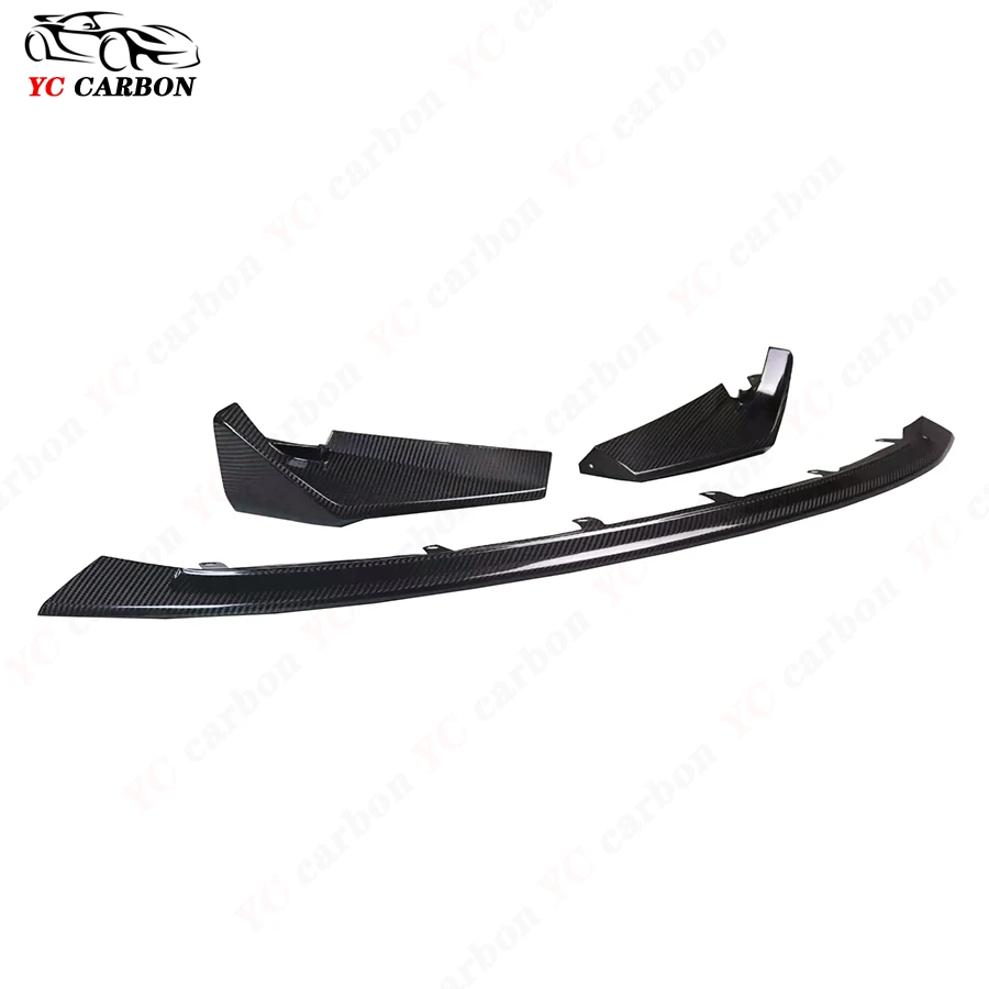 For BMW M3 G80 M4 G82 G83 High quality CSL Style Carbon Fiber Car Front Bumper Diverter Spoiler Diffuser Front lip chin body kit