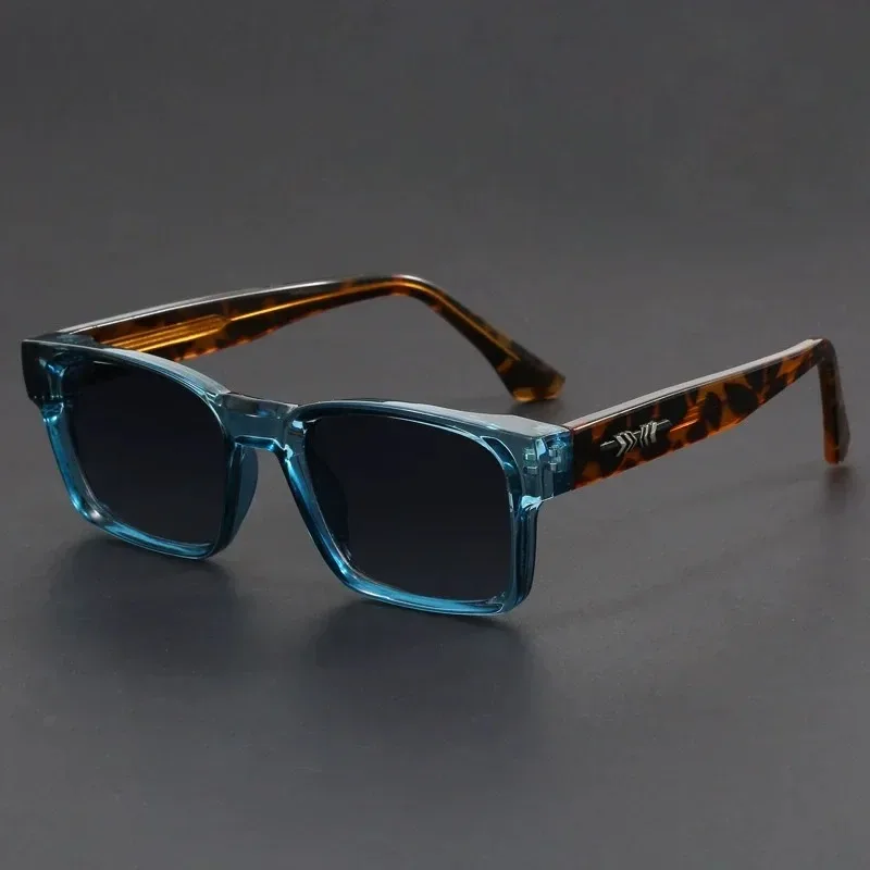 New Men's Advanced Ultra Light Coarse Frame Fashion Square Sunglasses Women Men Trendy Anti Mist Outdoor Driving Shades UV400
