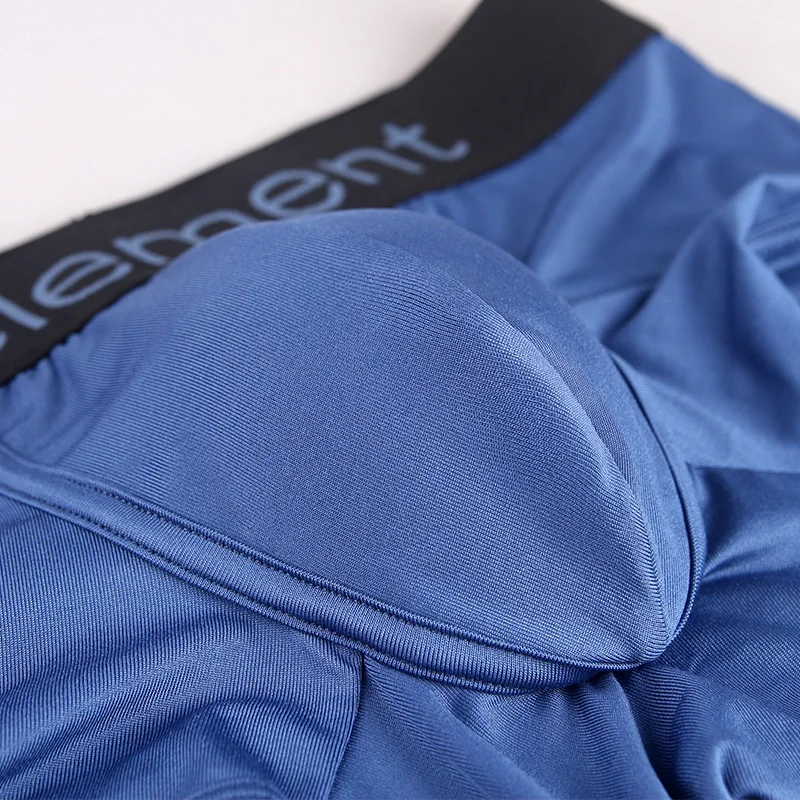 Summer new men's underwear: Ice-silk flat-toe one-piece underwear for men, breathable and cool, four-cornered