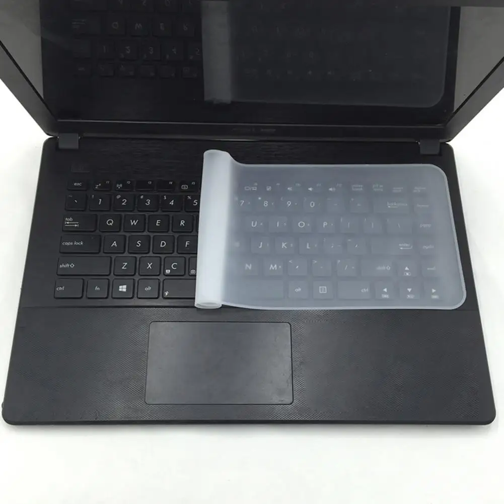 Penutup Keyboard Laptop Universal, penutup Notebook Laptop silikon tahan air