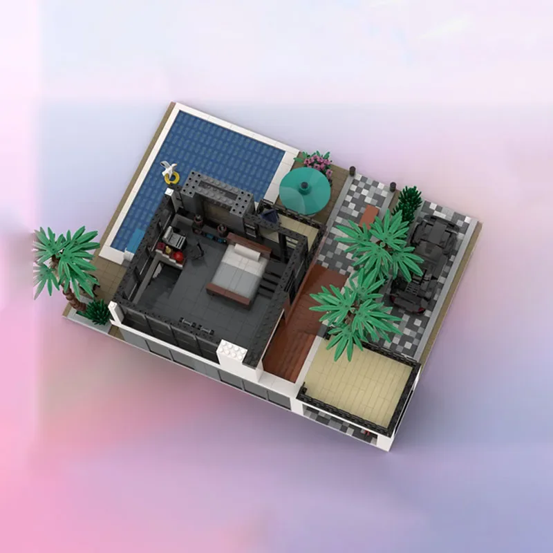 3156PCS Moderno Personalizzato Hous FAI DA TE Building Blocks Giocattolo Educativo Migliorare La Creatività Del Capretto Abilità Operativa MOC Regalo Di Compleanno Blocchi