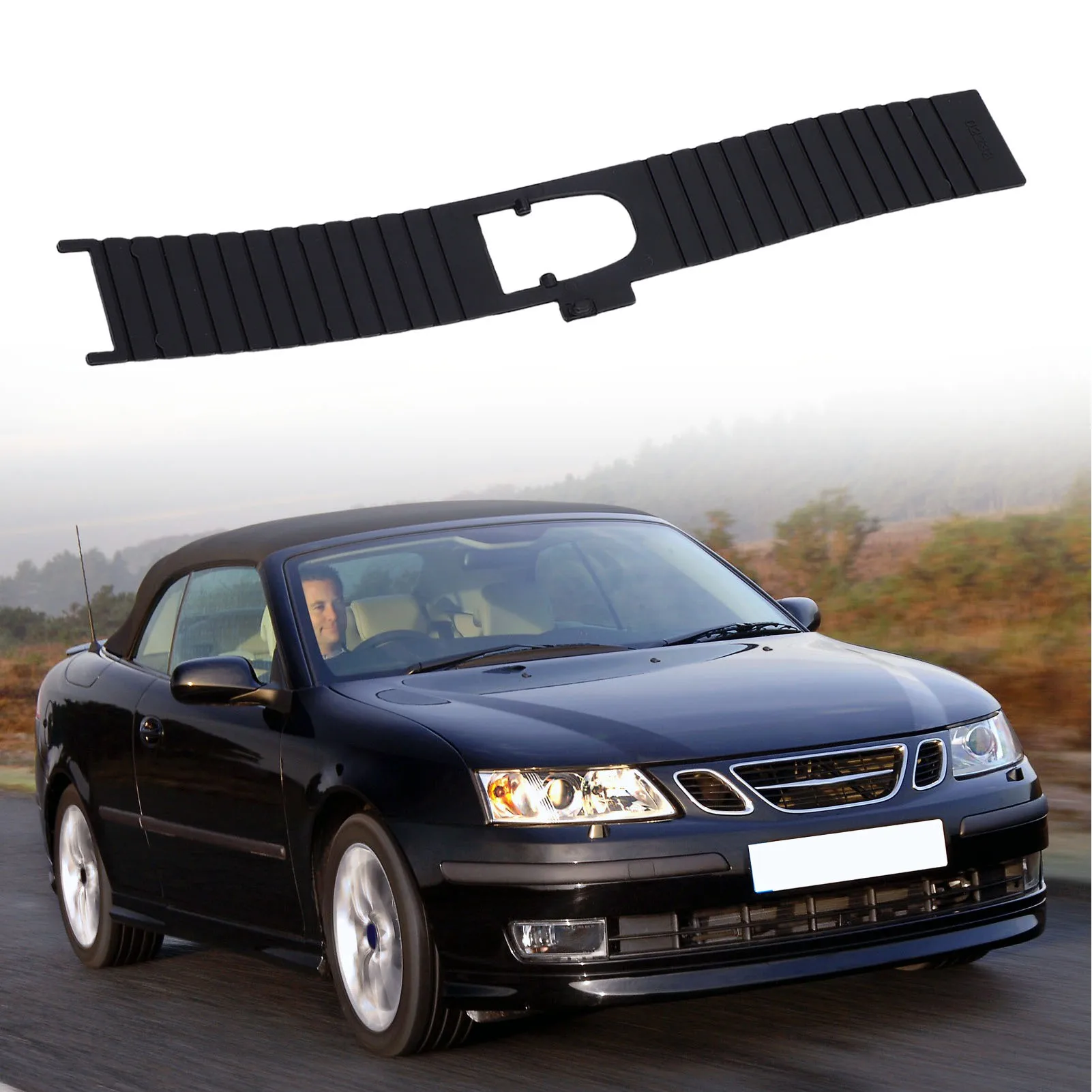 

Gear Shift Console Blind Cover 4777371 Transmission Shifter Trim Panel Shutter Replacement for Saab 9-3 RHD Automatic 1998-2003