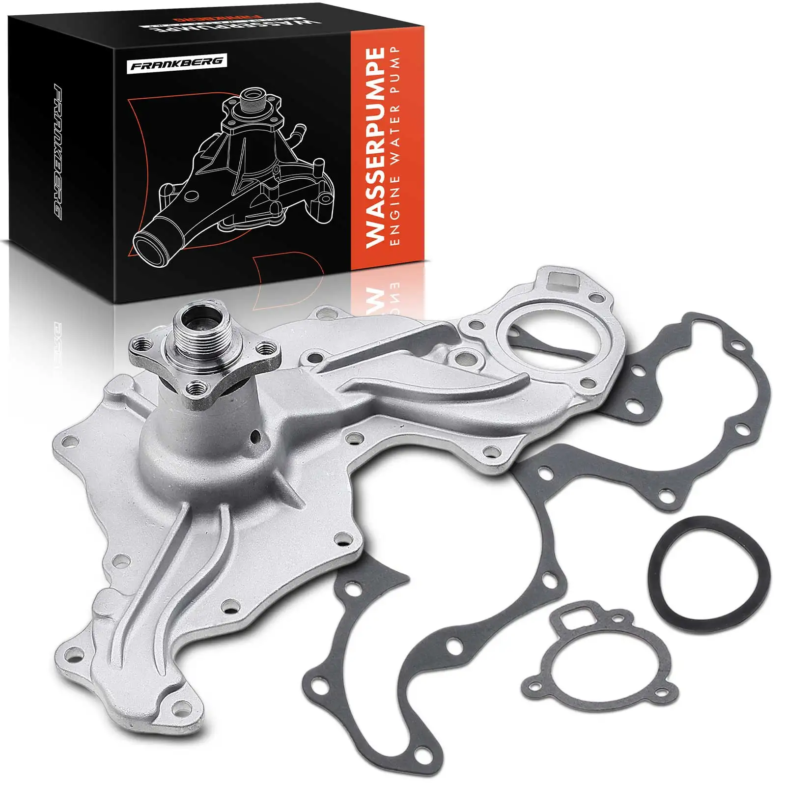 Frankberg 1x Waterpomp koelwaterpomp voor Ford Capri III Granada Scorpio I Sierra Taunus '80 A790X8591NA A810X8591GA 5004980
