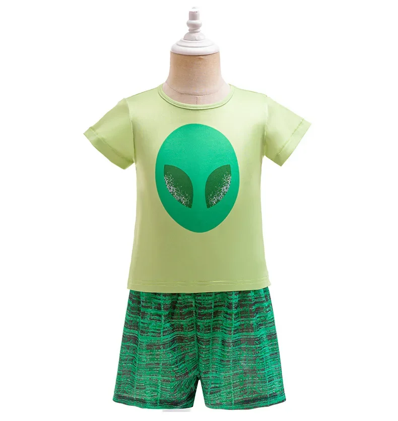 

Cartoon Elio Cosplay Costume Boys Halloween Carnival Party Clothing Children Birthday Performance Role Play Monster Alien Outfit