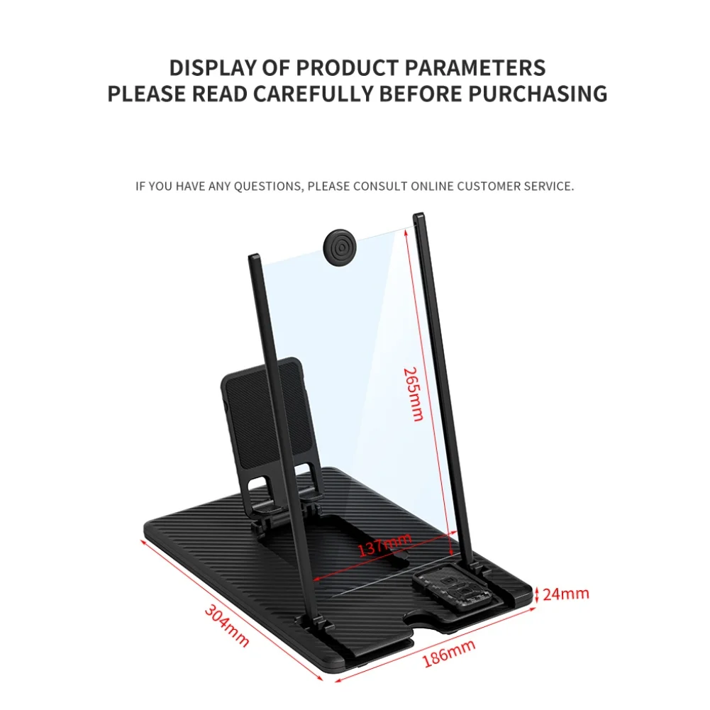 14 بوصة الهاتف المحمول المكبر HD شاشة عدسة مكبرة ثلاثية الأبعاد HD Projection3D HD الإسقاط حماية العين أدوات متعددة الوظائف #2