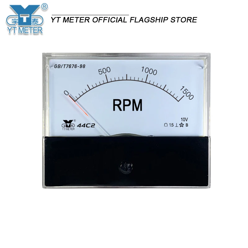 

44C2 DC 10v tachometer 1500 rpm/decimeter meter 100 m/min rpm r/min m/min44c1