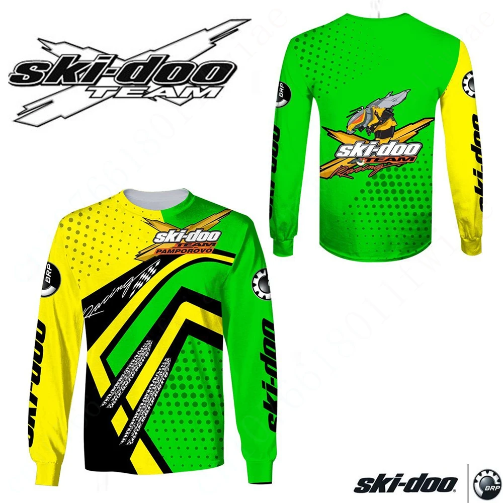 Ski-doo Unisex Clothing Harajuku O Neck Long Sleeve Casual T-shirts Quick Drying Sweatshirt Top Anime T Shirt For Men Women