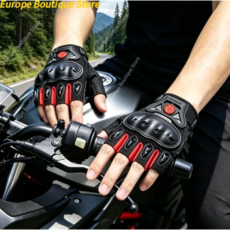 

Scoyco MC29D Anti Slip Protective Shell Half Finger Motorcycle Gloves Summer Breathable Riding Gear For Men Women