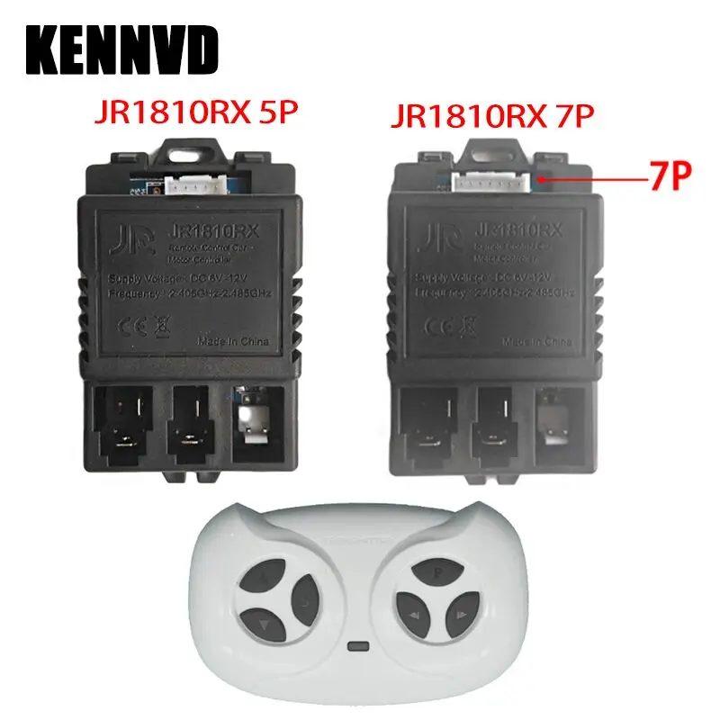 6V-12V JR1810RX 5Pin 7Pin Children's Electric Ride on Car 2.4G Remote Control Box Receiver Motor Controller Transmitter Parts