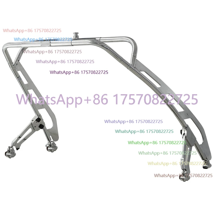 T10 Forward Facing Aluminum FREERIDE  Wakeboard Tower Black Polished Boat Aerial