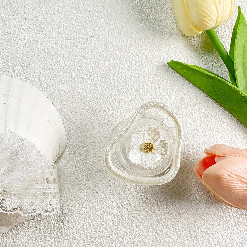 Ins كوريا غير طبيعي اللؤلؤ دائرة زهرة جراب هاتف وسادة هوائية قوس لاصق نوع قابلة للتمديد آيفون 17 16 قبضة توك حامل حامل