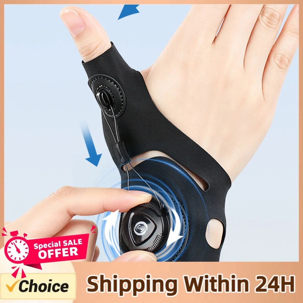 Rotary Adjustable Thumb Wristband Breathable Finger Joint Protective Cover Finger Fixator Strap For Gym Enthusiasts & Athletes