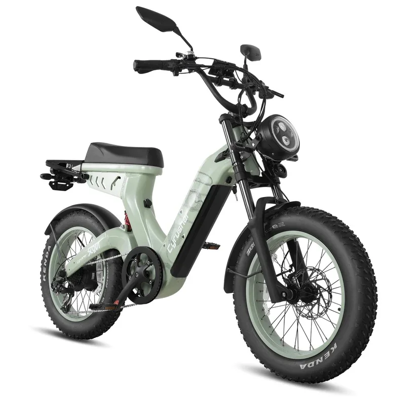 Cyrusher Scout Pro Step-Through Dual Battery Dual Motor Full Suspension Electric Bike