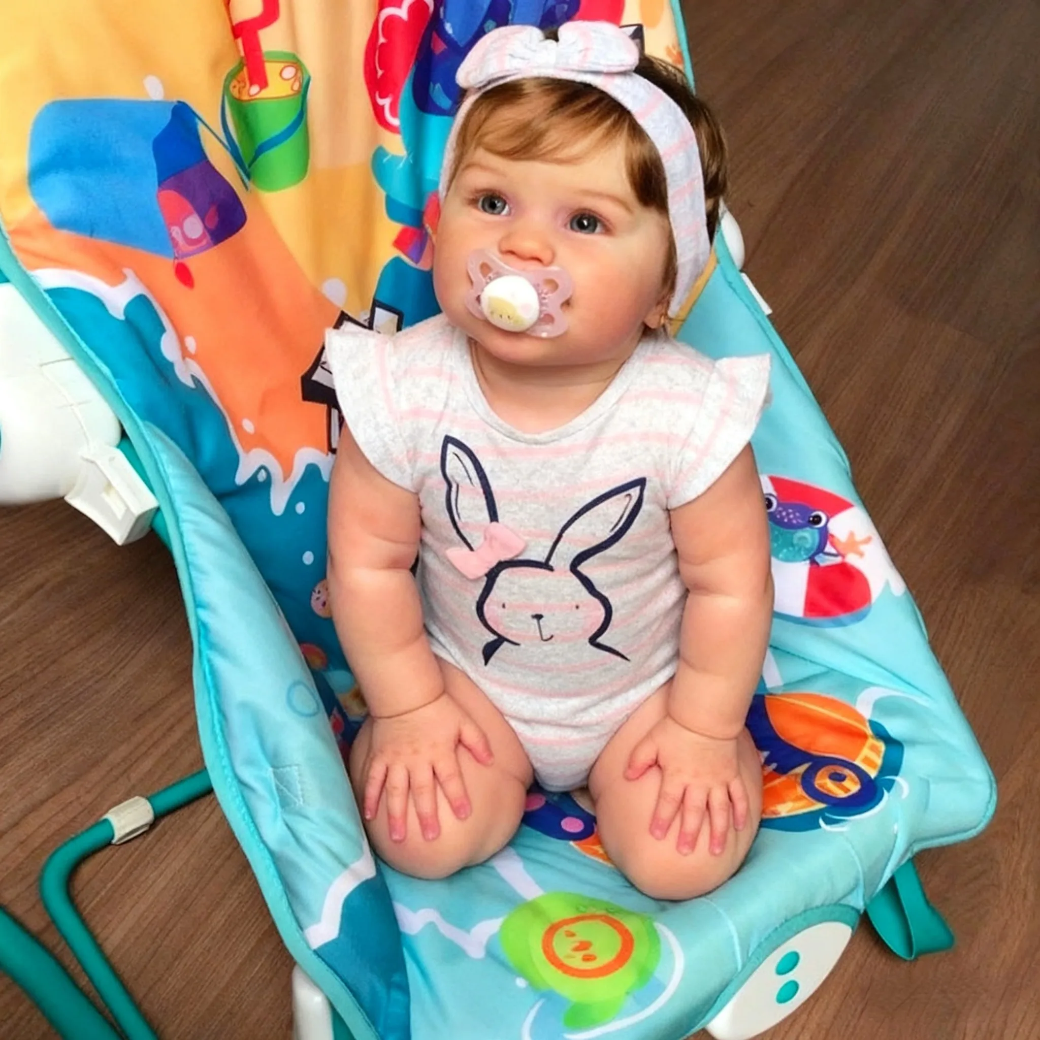 

Aizwa1 20 Inch Handmade Maddie Bebe Reborn Girl Cute Newborn Baby Doll With Rooted Hair For Children Birthday Gifts