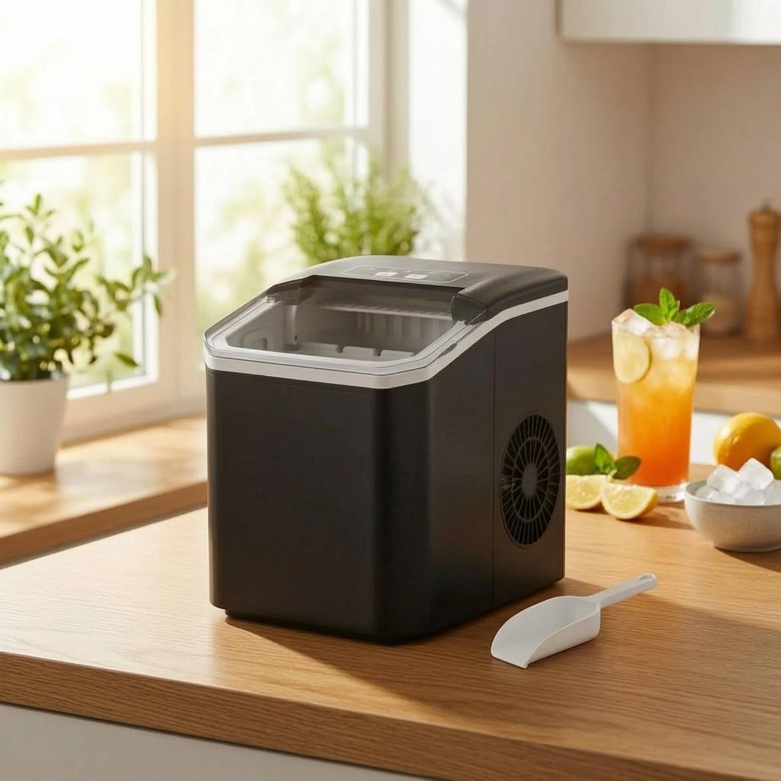 Pembuat Es di Meja Dapur Detek - Kitchen Appliances Countertop ulasan dan harga