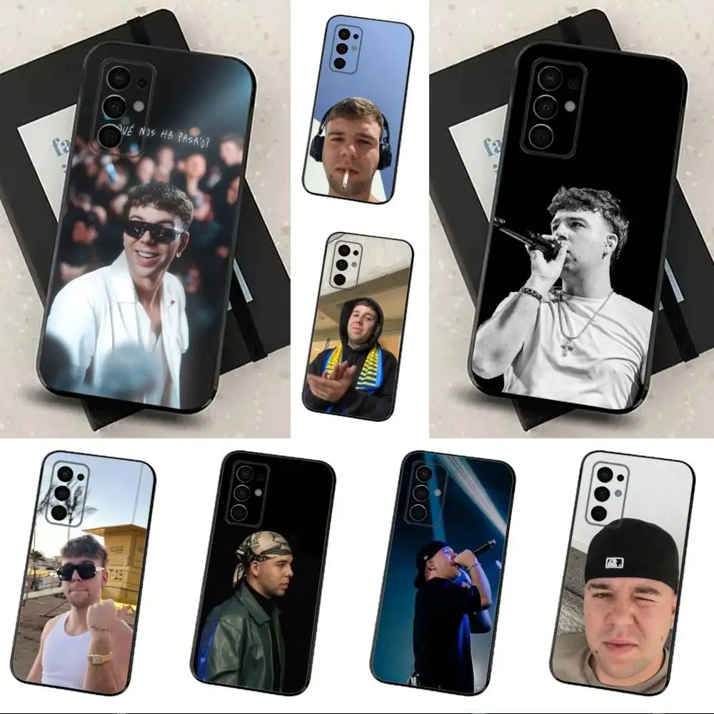 

Quevedo Spanish Singer Phone Case For Samsung Galaxy A73,31,32,72,41,53,52,71,22,5G,Note,J7,8,9 Soft Black Cover