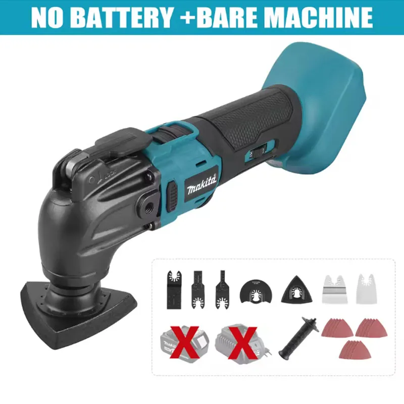Makita 18V Quick Release Oscillating Tool Cordless 6-Speed Multi-Functional Vibration Renovator Electric Trimmer/Shovel