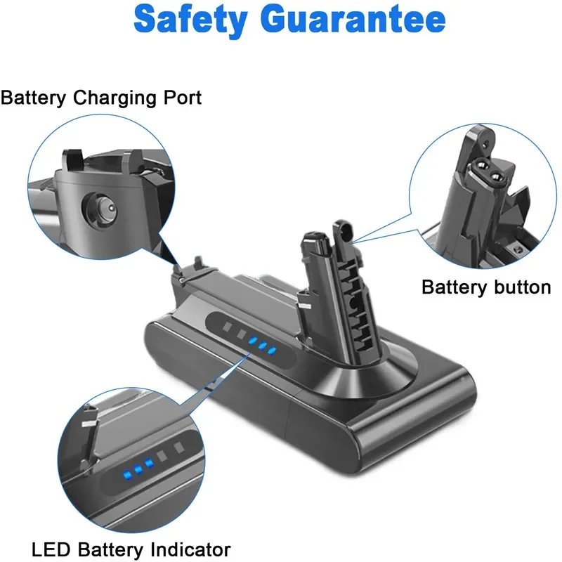 New V10 Battery 25.2V 6800/9800/12800Mah Batterij Voor Dyson  Cycloon  Absolute  Dier  Motorhead  Serie Stofzuiger