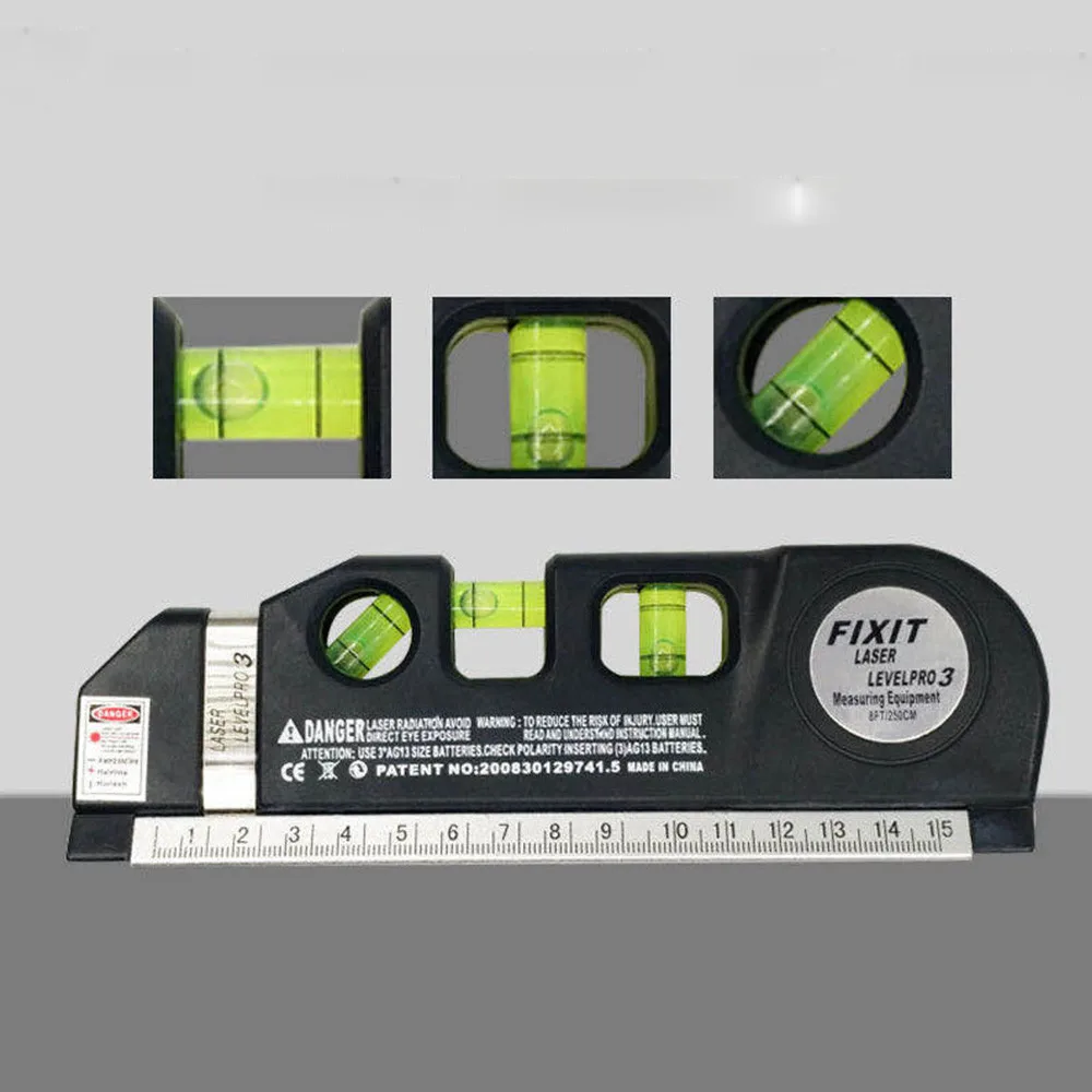 Multipurpose Laser Ruler Laser LV03 Multifunctional Laser Level and Spirit Level Metric Rulers Laser Straight Line Horizon